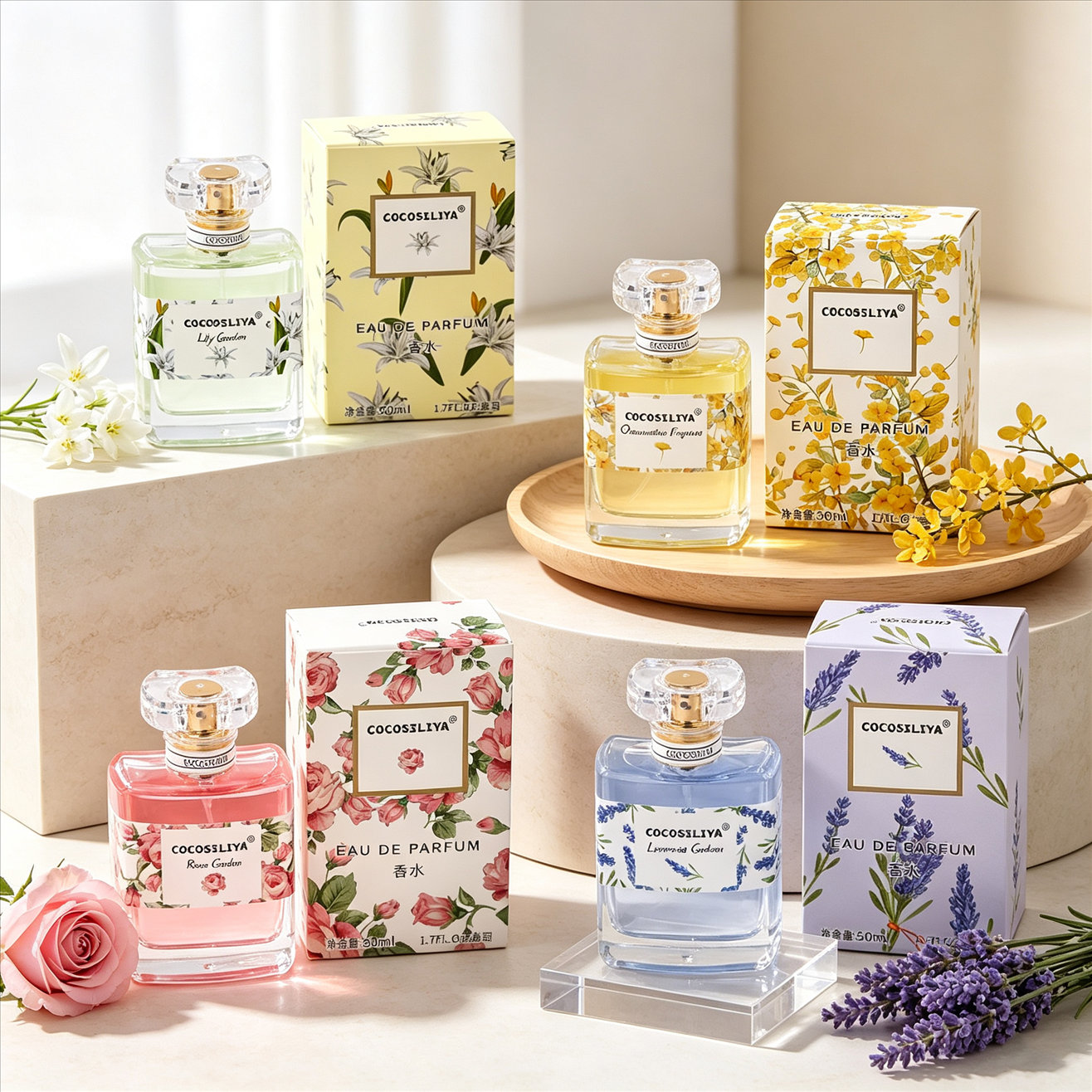 Perfume Lavender Fragrance - Parfum pour femmes, 1,7 oz, lot